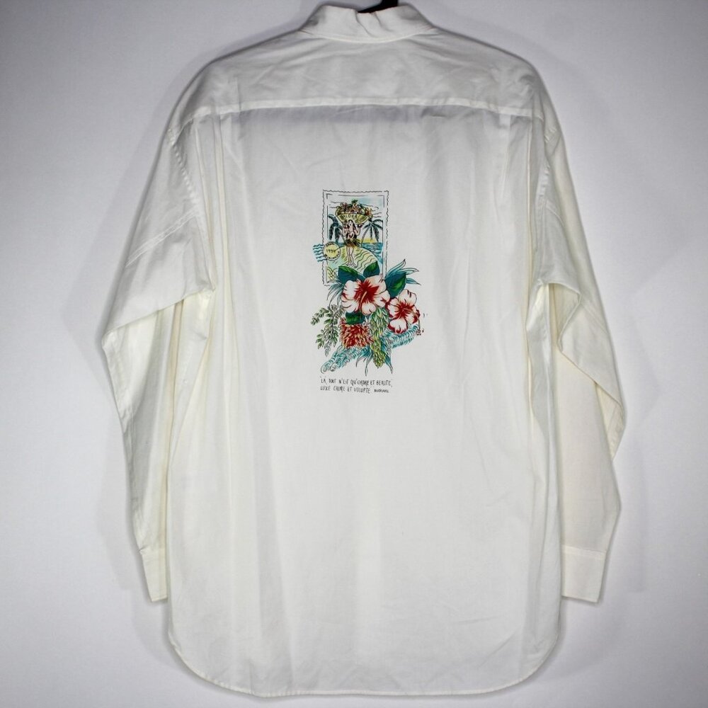 Equipment Mens Medium Aloha Printed Button Up Shirt NEW RARE G1415